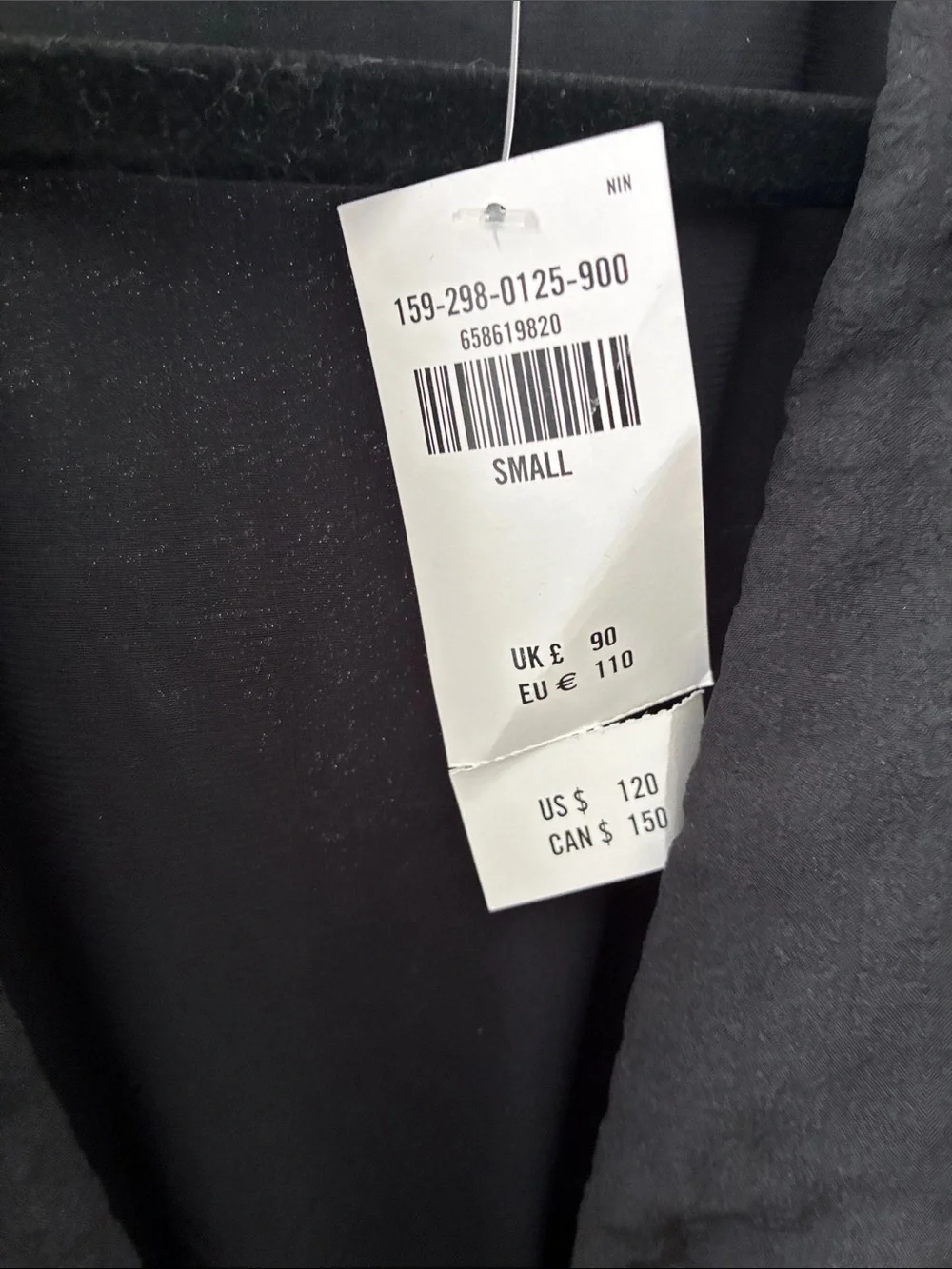 Abercrombie & Fitch Black Puff-Sleeve Maxi Dress with Waist Keyhole